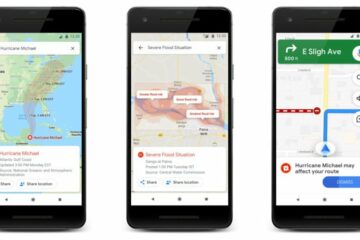 google maps agora permite que usuários vejam os caminhos de furacões e outras previsões de desastres