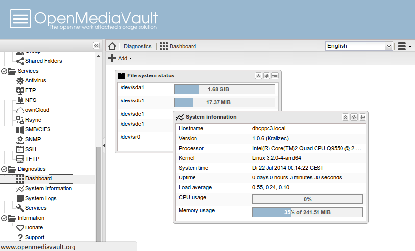 OpenMediaVault: For Network Attached Storage (NAS)