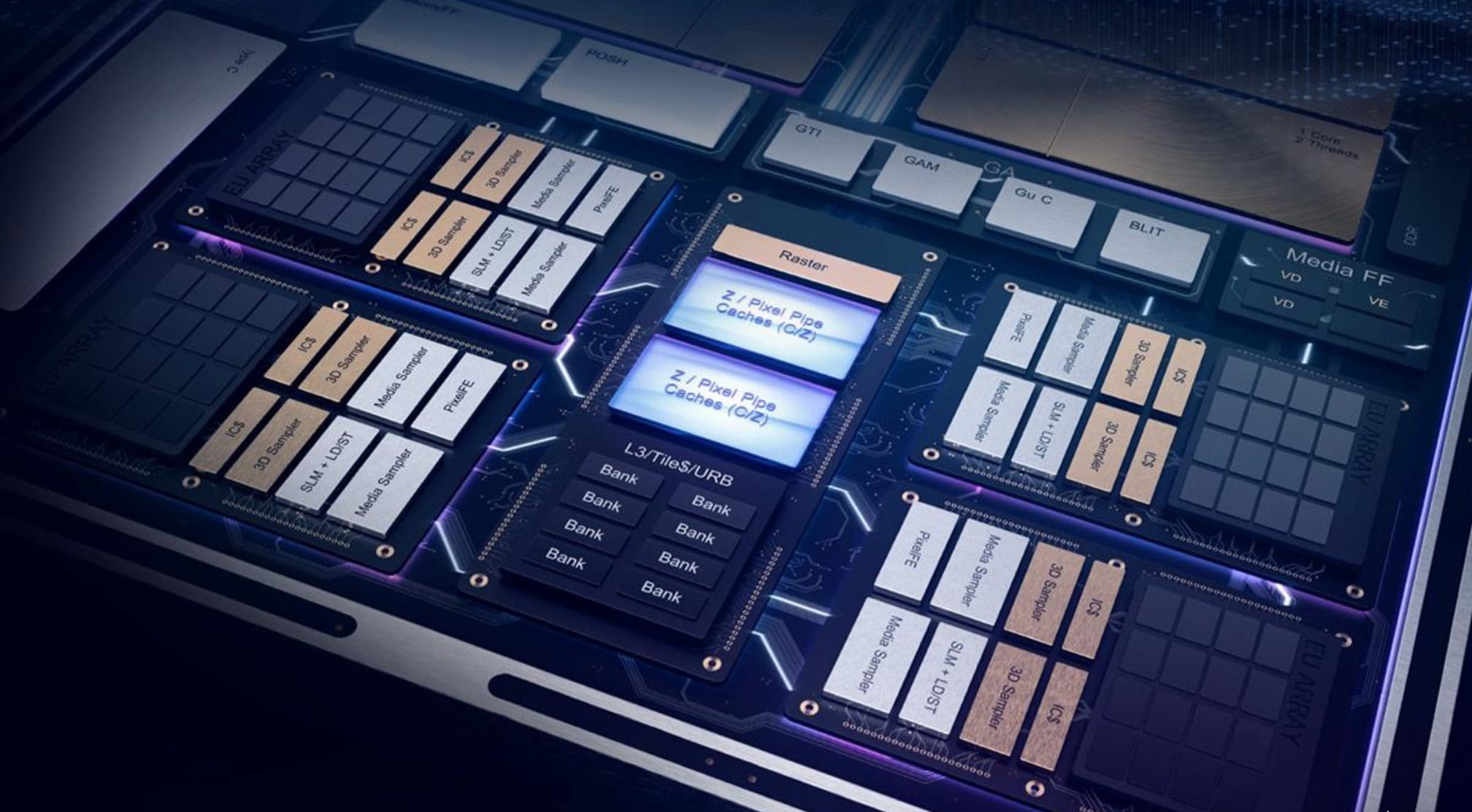 Processadores Intel da 11ª geração virão com 8 núcleos