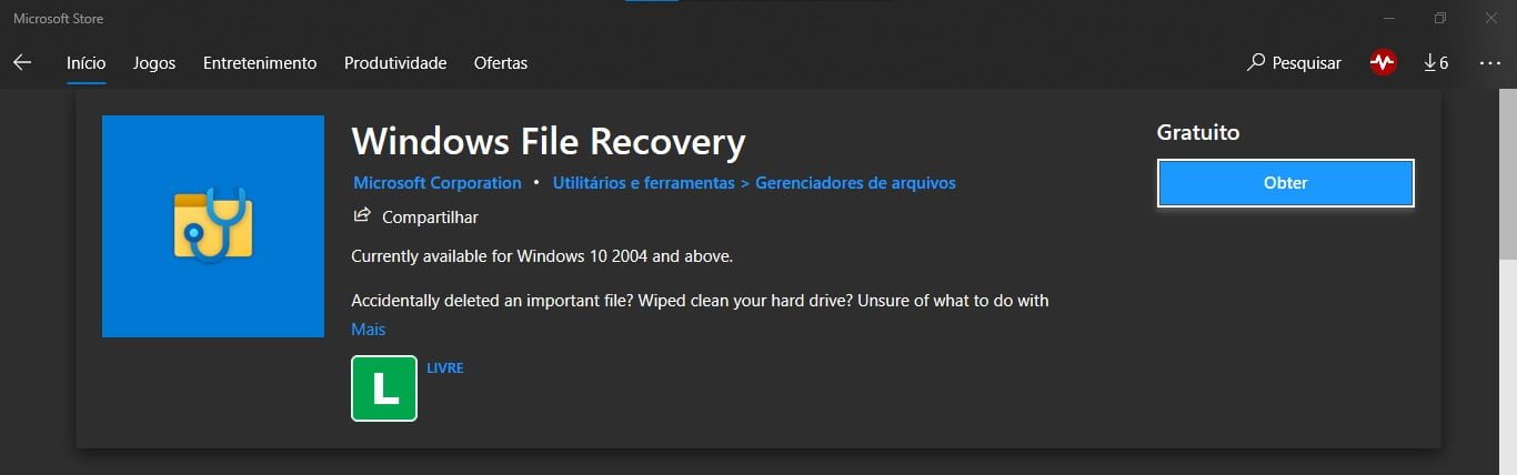 Como recuperar arquivos perdidos com o Windows File Recovery 