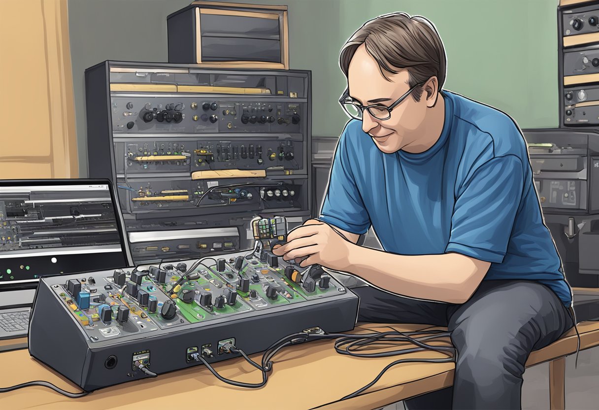 Linus Torvalds construindo pedal de efeitos de guitarra para desenvolvedores de kernel