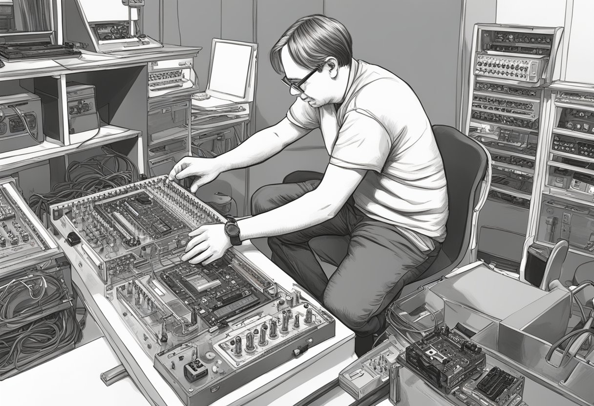 Linus Torvalds construindo um pedal de efeitos para guitarra para um desenvolvedor de kernel